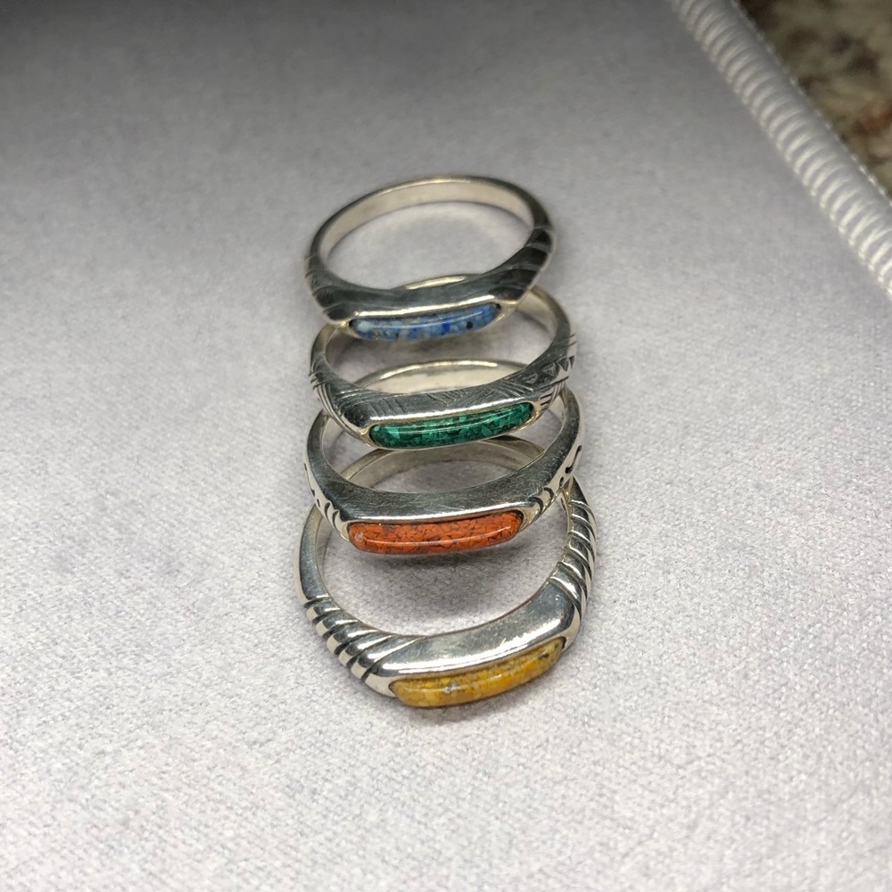 Sterling silver stackable rings ⭐️